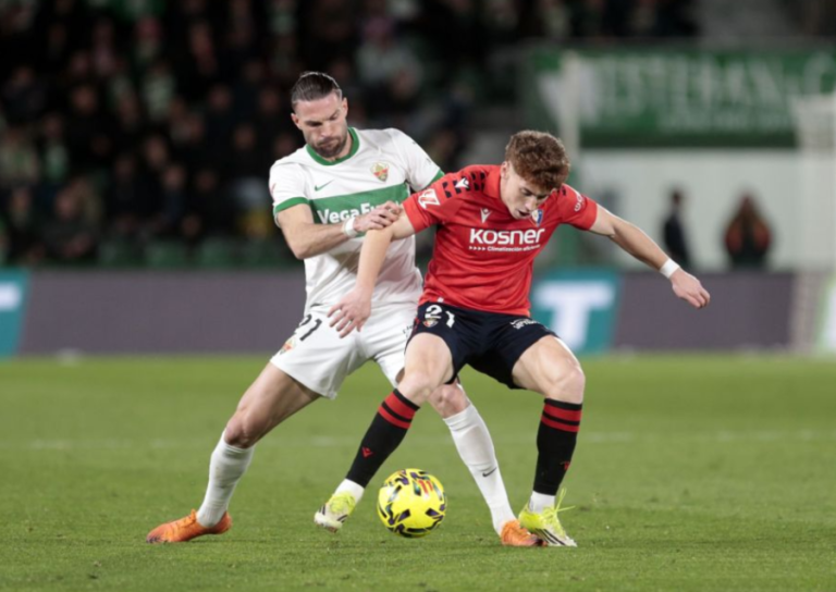 Elche vs Osasuna (03:00 – 14/02) | Xem lại trận đấu